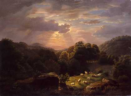 罗伯特·S·邓肯森的《羊的风景》