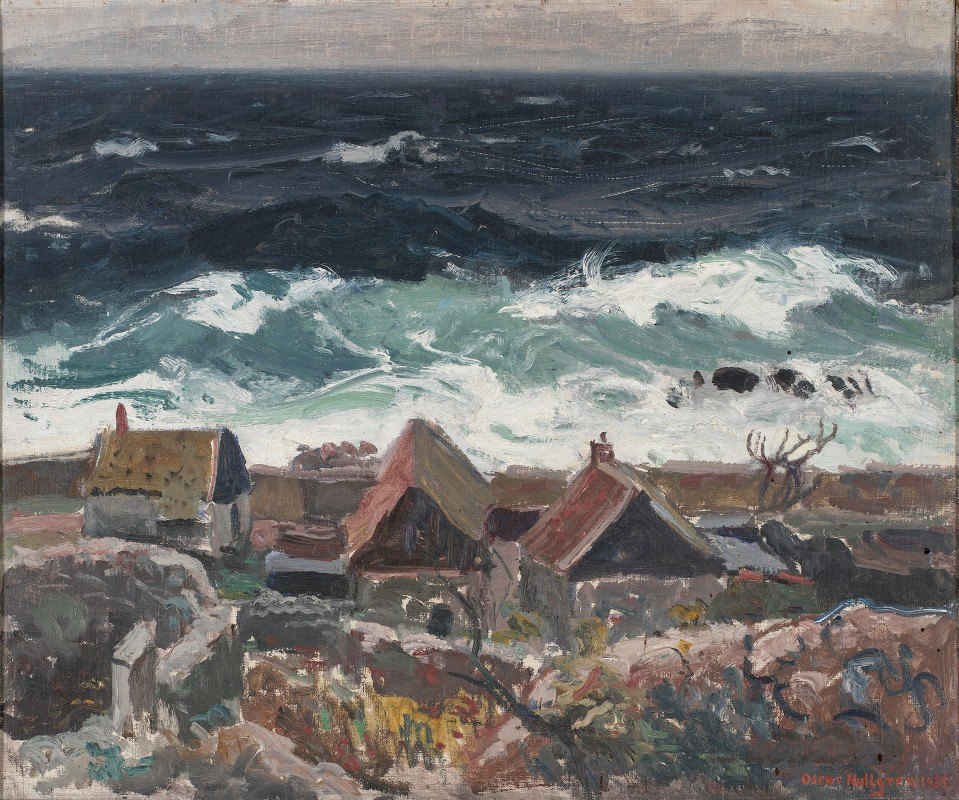 奥斯卡·赫尔格伦的《基督徒附近的海》