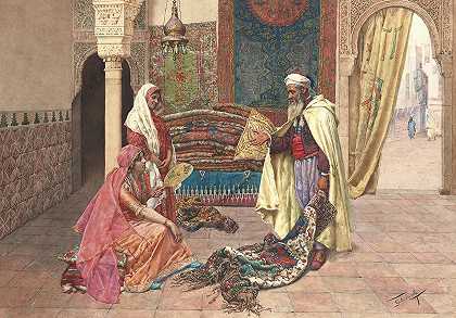 朱利奥·罗萨蒂的《地毯商人》