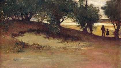 威廉·莫里斯·亨特的《柳树沙堤》
