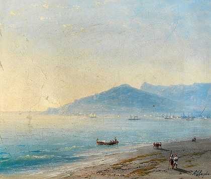 伊万·康斯坦丁诺维奇·艾瓦佐夫斯基的《雅尔塔湾与马戈比山和艾佩特里山》