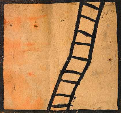 埃贡·席勒的《弯曲的梯子》