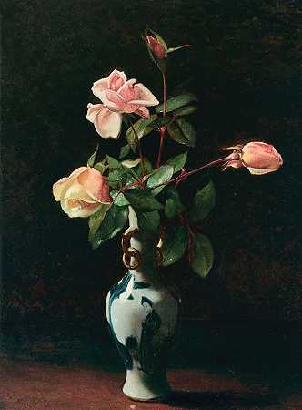 乔治·科克兰·兰丁的《中国花瓶里的玫瑰》