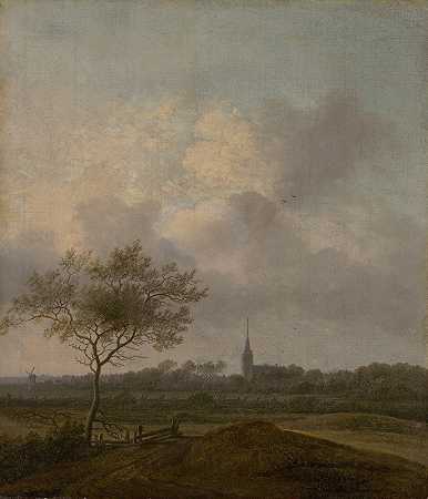 Anthonie Jansz.van der Croos《Rijswijck教堂风景》