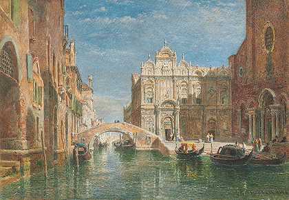 爱德华·安吉洛·古道尔的《圣保罗教堂》，威尼斯