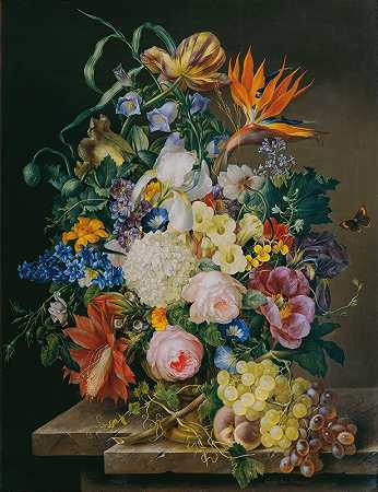 “Franz Xaver Peter的花卉作品
