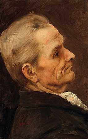 “Václav Brožík的男性肖像
