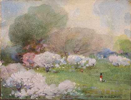 威廉·亨利·福尔摩斯的《樱花》