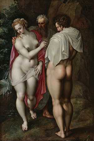 雅各布·德·巴克的《亚当与夏娃》