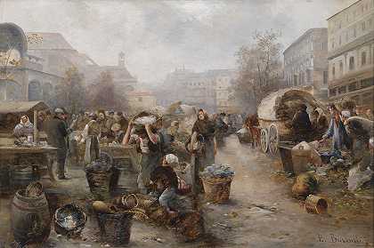 埃米尔·巴巴里尼的《Markttag》