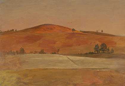 弗雷德里克·埃德温·丘奇的《低山和田野风景》