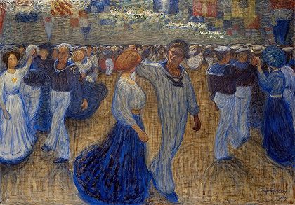 《水手的舞会》作者：Eugène Jansson