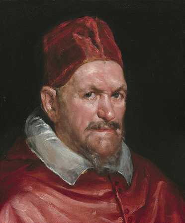 《教皇英诺森十世》（Pope Innocent X by Circle of Diego Velázquez）