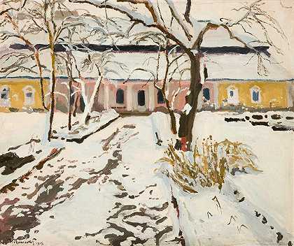 斯坦尼斯瓦夫·卡莫基的《冬季莫德尼察庄园》