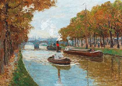 保罗·库查的《秋天的运河》