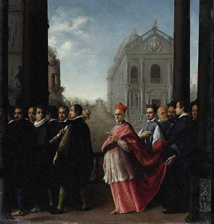 奥塔维奥·莱昂尼的《红衣主教游行》