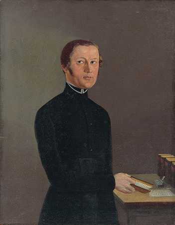 弗兰蒂谢克·贝洛波托克的《牧师肖像》