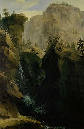 卡斯帕·沃尔夫的《瀑布峡谷》