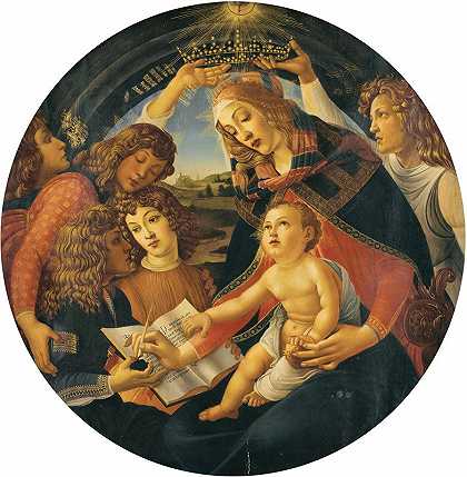 桑德罗·波提切利之后的《圣母玛利亚》
