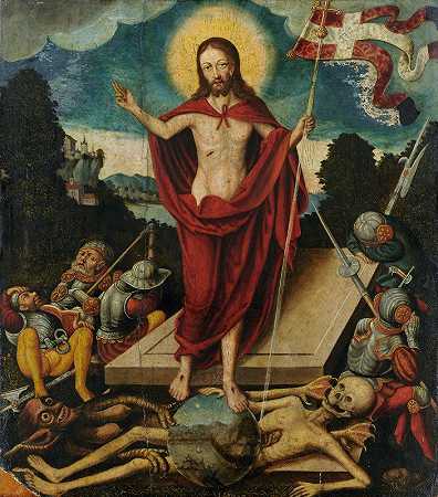 《基督复活与战胜死亡与魔鬼》作者：卢卡斯·克兰奇长老学校