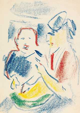恩斯特·路德维希·凯尔希纳的《带孩子的女人》