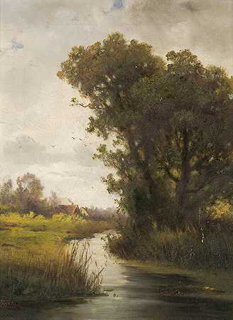 卢德维克·巴塔克的《水边的树》