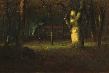 乔治·英尼斯的《森林日落》