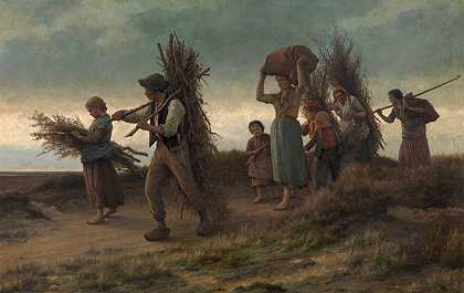 Frans Van Kuyck的《Kempen伐木工人家庭》