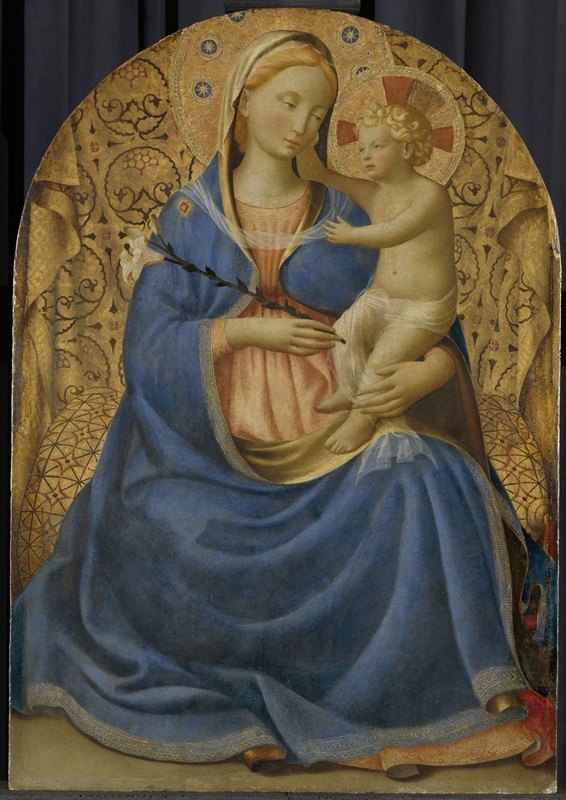 《谦卑的麦当娜》（Fra Angelico）