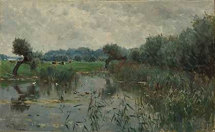 威廉·罗洛夫斯的《伊塞尔河上的水草》