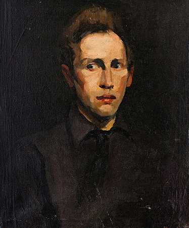 乔治·韦斯利·贝洛斯的《一个年轻人的肖像》