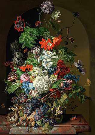 塞巴斯蒂安·韦格梅尔的《花的静物》