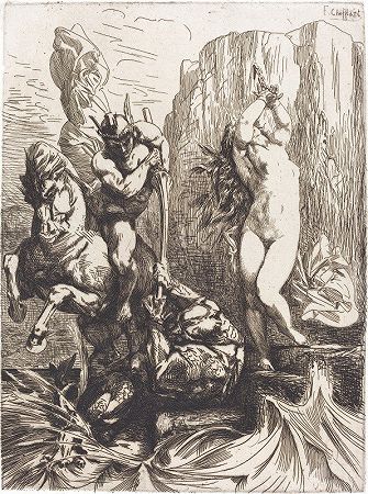 弗朗索瓦·尼古拉斯·奇夫拉特的《珀尔修斯与仙女座》