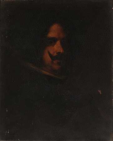威廉·梅里特·蔡斯（William Merritt Chase）的《男人的头像》（Diego Velázquez）
