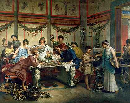 罗伯托·邦皮亚尼的《罗马盛宴》