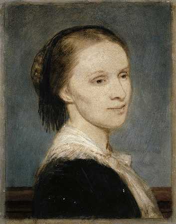 《安娜·伊丽莎白·伯克哈特·布伦纳肖像》，阿诺德·伯克林著