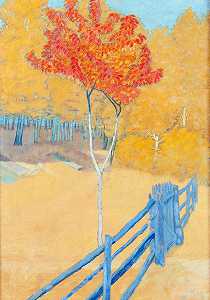约翰·斯坦恩的《秋天的风景》
