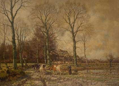 阿诺德·马克·戈尔特的《与牛的风景》