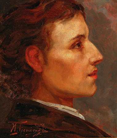 亨利克·西米拉兹基工作坊《肖邦的侧面肖像》