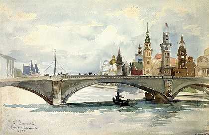 1900年展览，劳尔·布鲁德尔的阿尔玛桥