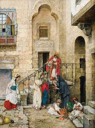 丹尼尔·以色列的《东方庭院里的女人》