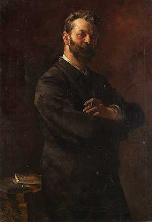 奥托·格雷纳（Otto Greiner）的绘画老师阿瑟·哈弗科恩（Arthur Haferkorn）的肖像
