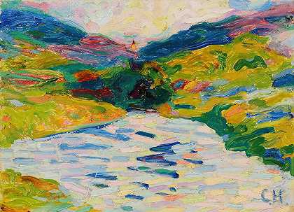 柯特·赫曼的《河流风景》