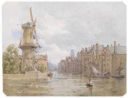Franz Alt《鹿特丹运河》