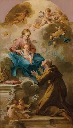 米歇尔·弗朗索瓦·丹德雷·巴登的《圣母与圣子》