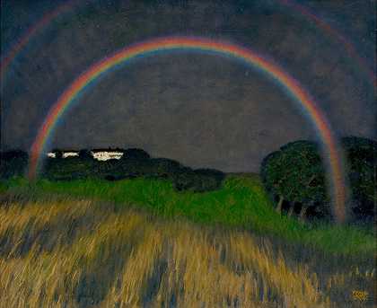 弗朗茨·冯·斯塔克的《彩虹风景》