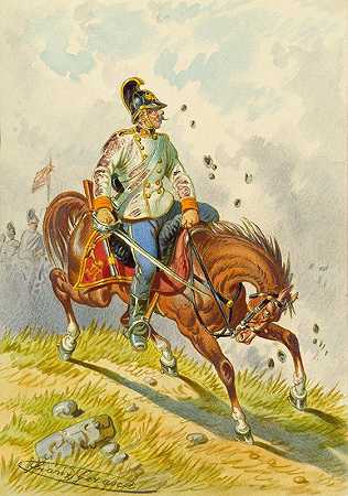 弗朗茨·杰拉希的《Soldat zu Pferd 6》