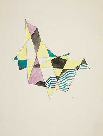 《基于帆的抽象》，大卫·卡卡巴泽著