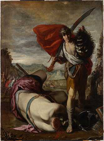 安东尼奥·德尔·卡斯蒂略·萨维德拉的《大卫与歌利亚之首》