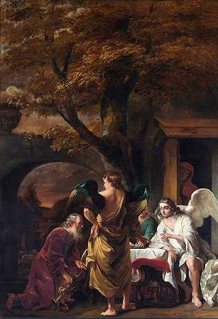 费迪南德·波尔的《亚伯拉罕款待三个天使》